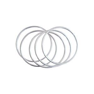 Carolee Silver Ring Bangle Bracelets